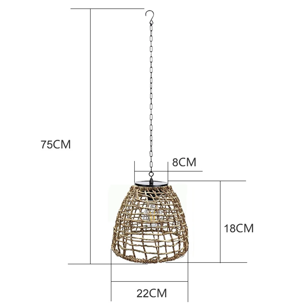 Solar Laterne im Freien wasserdichte Bambus Tisch leuchte hängen/stehen Landschafts lampe für Hof Terrasse Hochzeit Home Dekoration