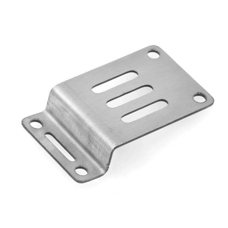 Stainless Steel Battery Box Adapter Tab Battery Holder Bracket for Tamiya King Hauler 1/14 Series RC Car Accessories Parts