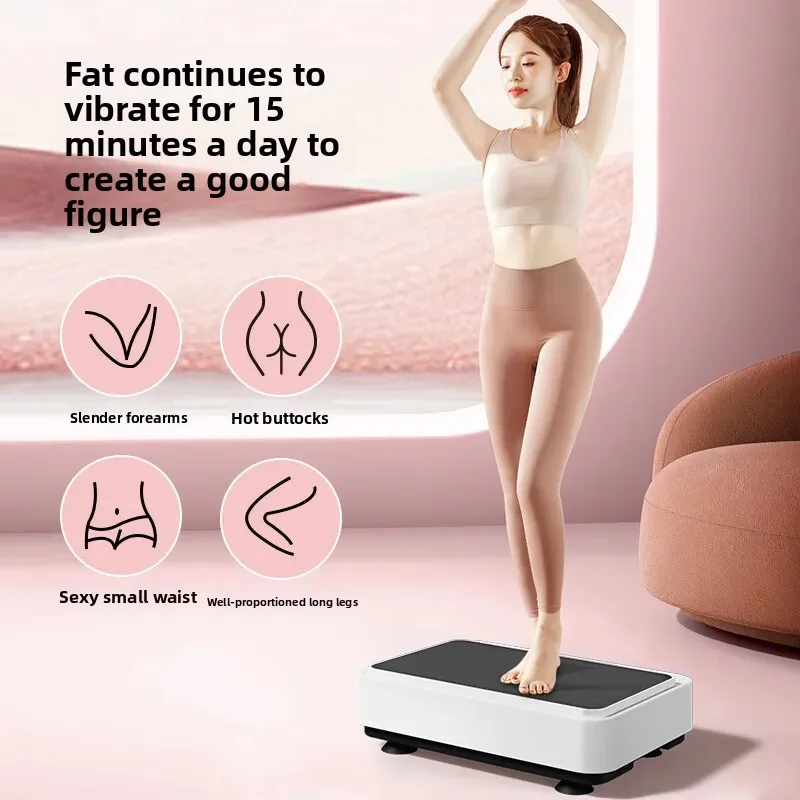 New Fat Slayer Rhythmic Shaking Vibration Plate, Lazy Workout Machine for Belly Slimming & Fat Burning，Vibration Plate，Fitness