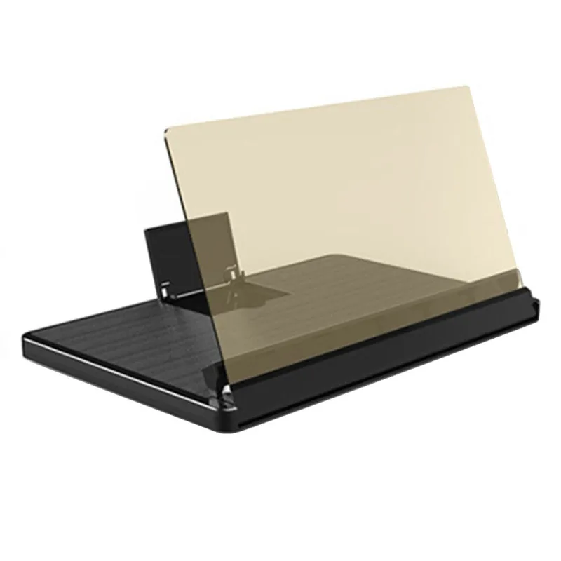 12 Inch 3D Mobile Phone Screen Magnifying Glass Desktop Stand HD Video Magnifying Glass Folding Mobile Phone Magnifying Stand