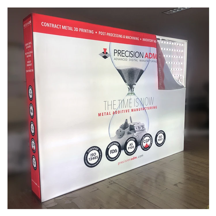 10ft Portable LED Light Box Backlit Pop up Trade Show Display