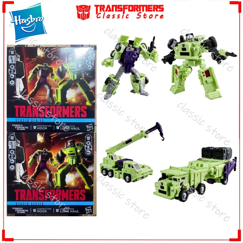 

In Stock Classic Hasbro Transformers Toys Studio Series SS-86 Hook&Long Haul Suit Action Figures Collectible Gifts