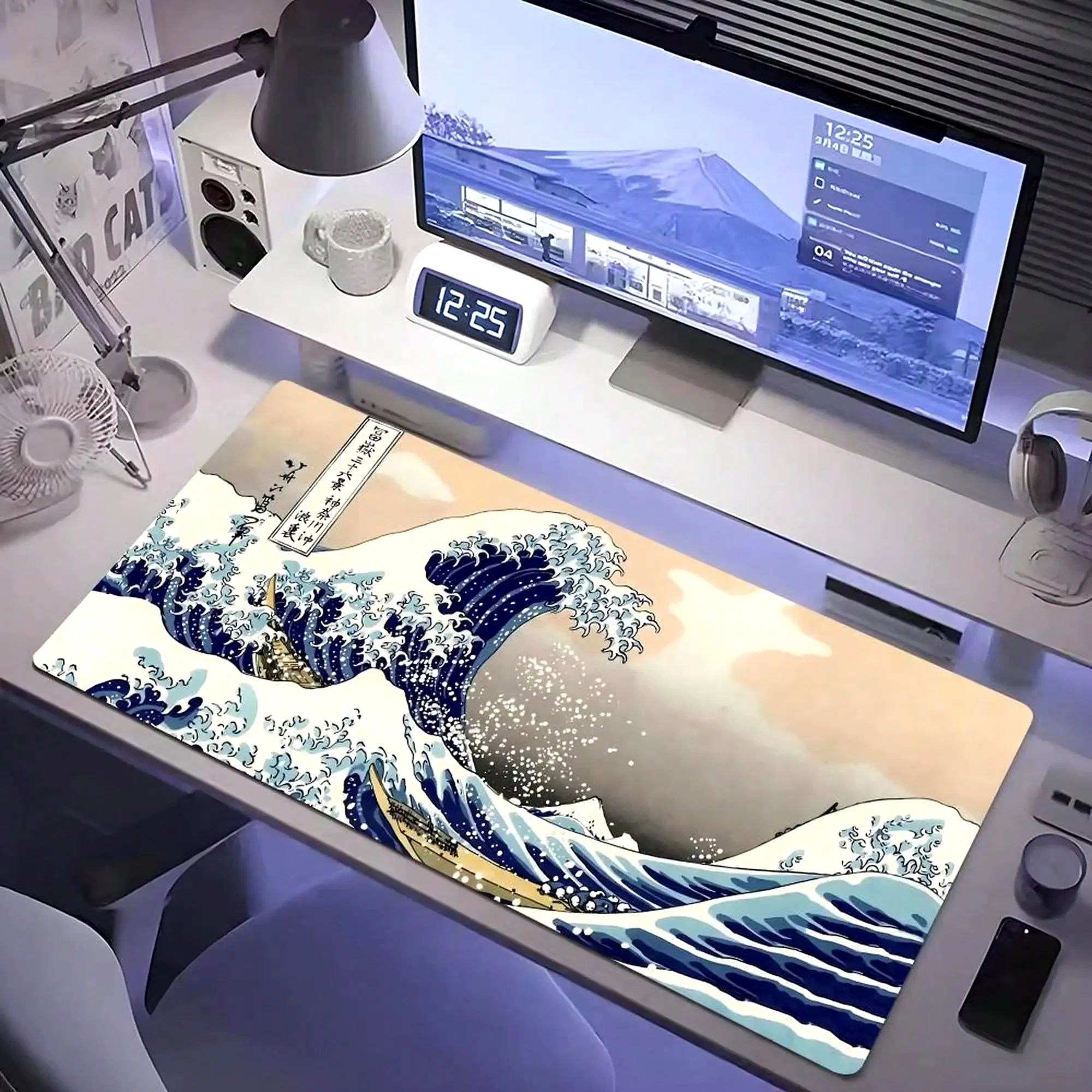 سجادة ماوس ستايل ويف سيرفنج - - مراجعة Desk Setup Artist وسعره