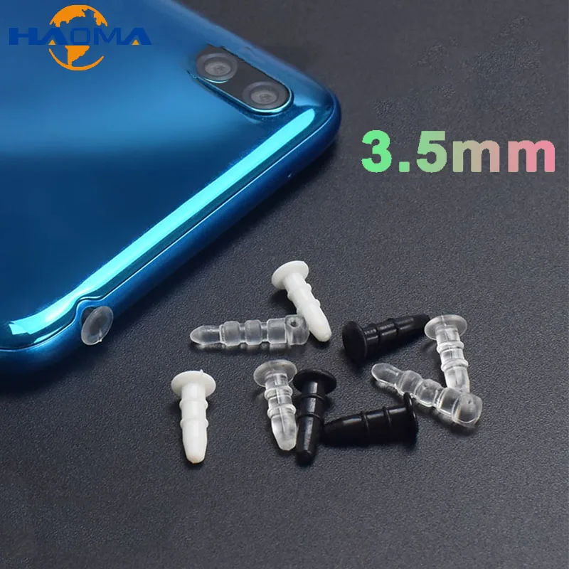 

10Pcs 3.5mm Earphones Plug Mobile Phone Earphone Interface Dust Plugs For Iphone Samsung HTC Audio Dustproof Caps Accessories