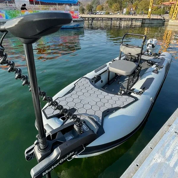 Product 4m Inflatable Boat  Rubber Kayak with Air Floor for Fishing