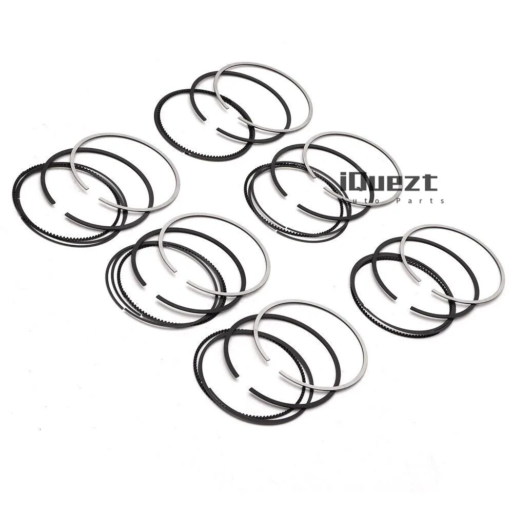 Piston 6pcs Piston Rings Set Φ83mm STD for VW Amarok Audi A6 Q5 Q7 3.0 TDI Diesel CRT DCP 059198151