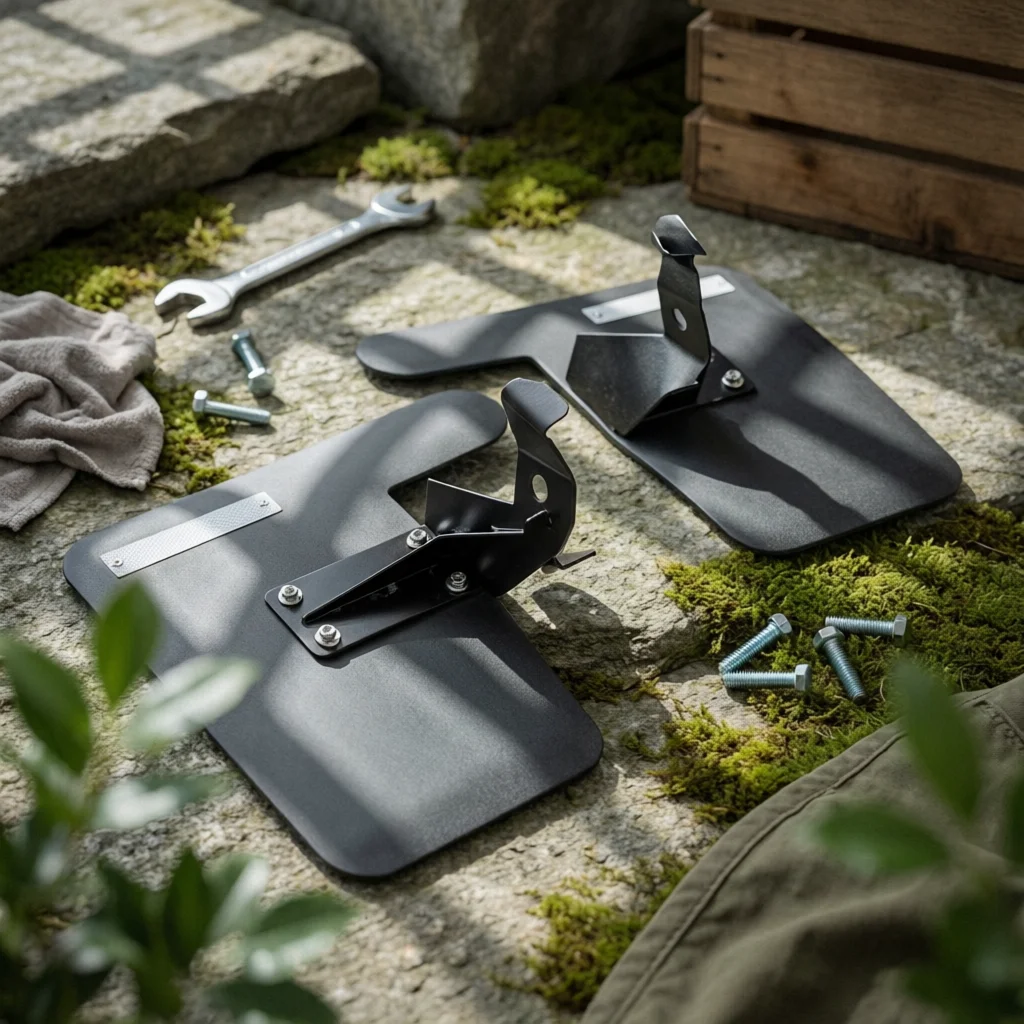Rear Mud Flaps Bolt-on Rear Arm Guards Mud Flaps with Mounting Hardware Long-Lasting Mudguards Low-Maintenance