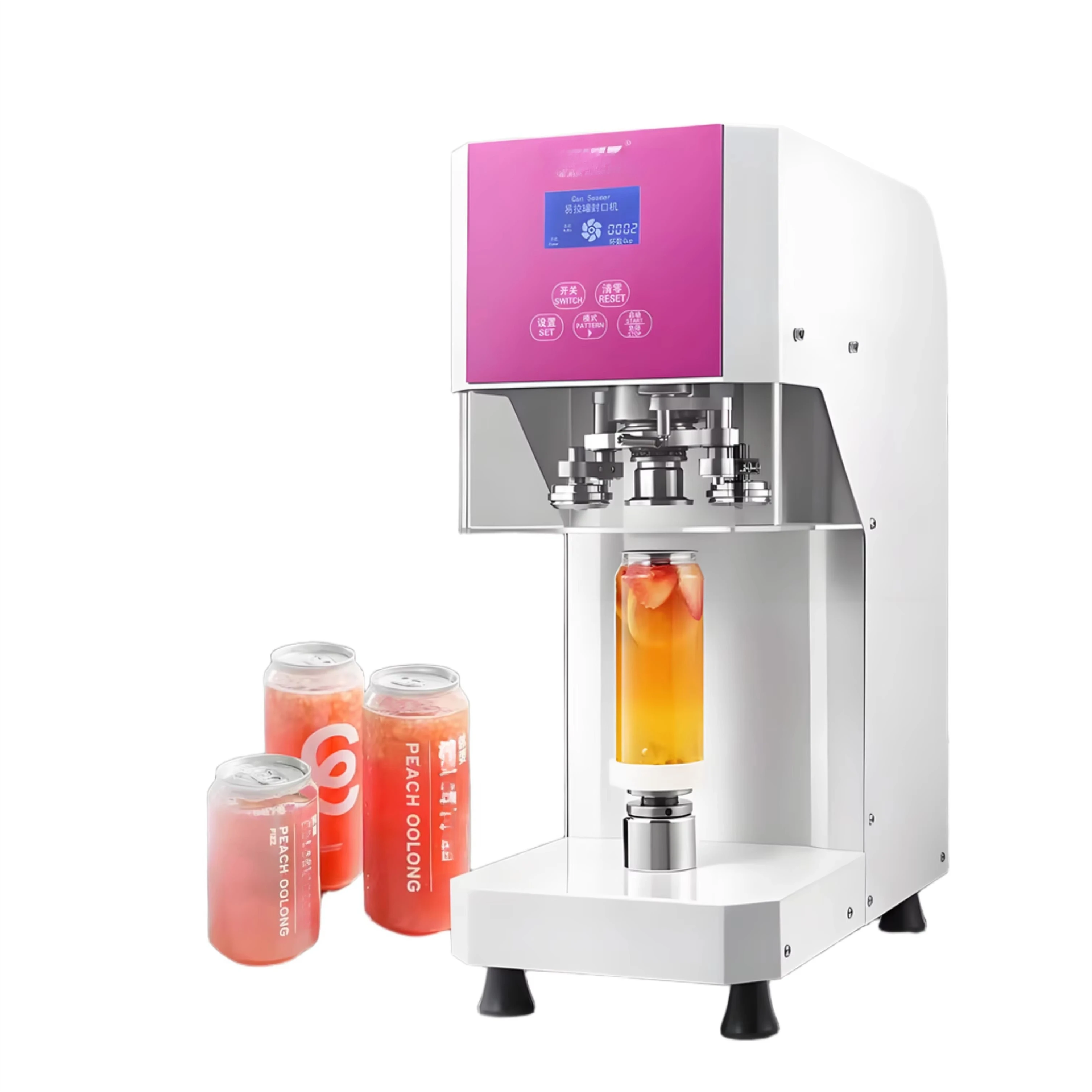 

Milk Tea Shops and Bars Commercial Easy Open Can Sealing Machines Automatic Cap Twisting or Screwing Machines