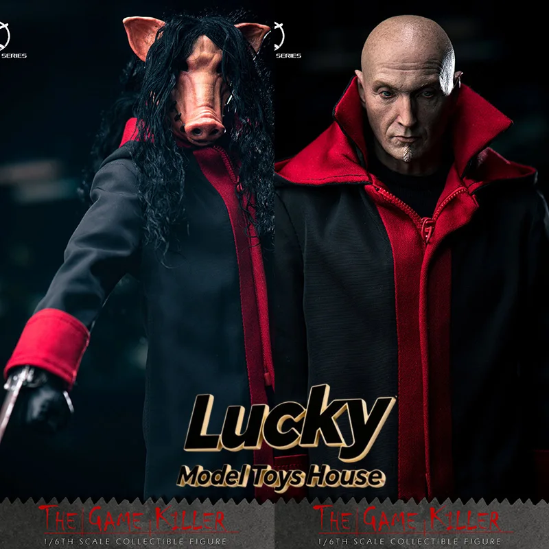 Kento Pro Series KP01 1/6, figura de acción de tela asesina de juego, cabeza de cerdo reemplazable, adorno esculpido, modelo de soldado de terror de 12 pulgadas