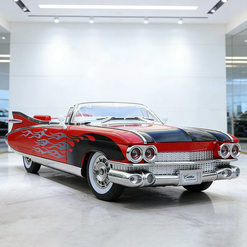 

1:24 Eldorado Biarritz BIG ROCKET, модель автомобиля из сплава, игрушечный автомобиль, литье под давлением металла, звуковой и световой автомобиль, игрушки для детей, автомобиль