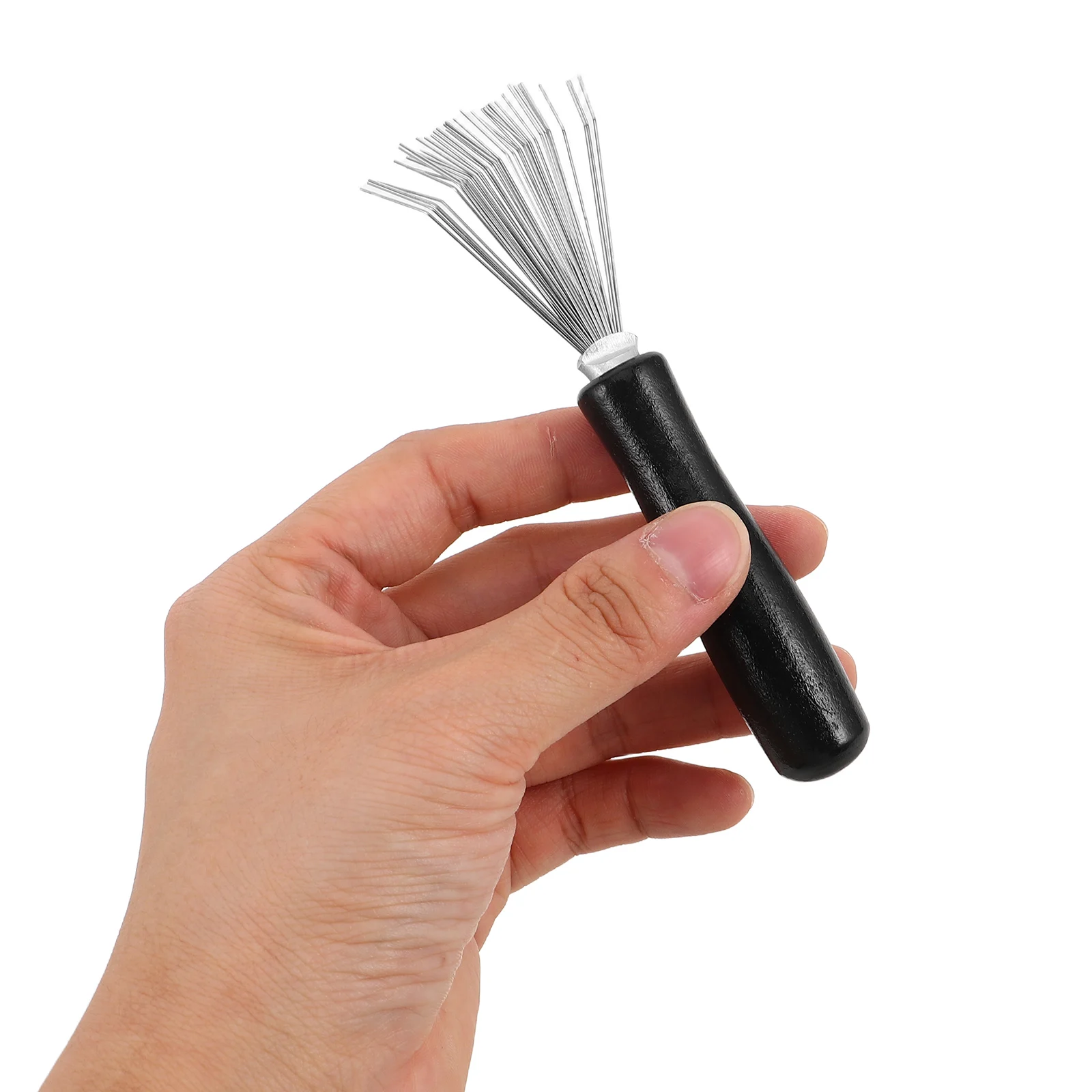 

2Pcs Comb Cleaner Brush for Hairbrush Cleaning Tools Mini Hair Cleaning Brush Remover Tool Deep Clean Bristle Cushion Compact