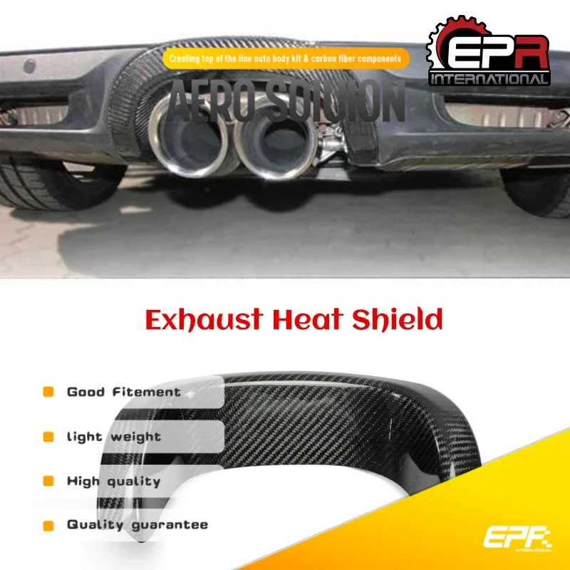 لبورشه 981 بوكستر كايمان كاتم صوت كربون درع حراري العادم [درع كاتم صوت كربون بورش]