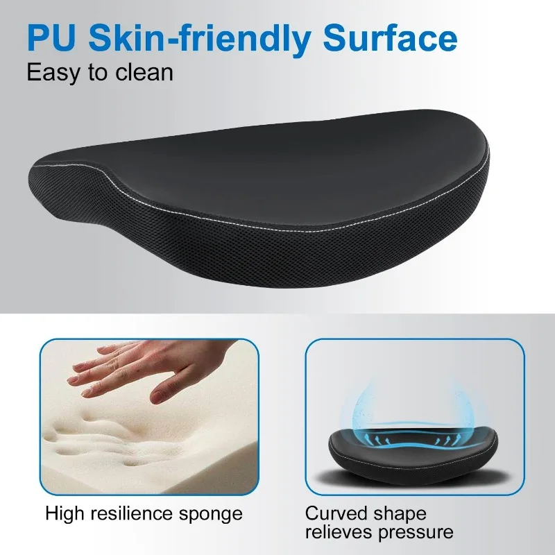 Computer PU Leather Home Office Desk , Mesh Adjustable Lumbar Support Flip-up Armrests Executive Task Chair