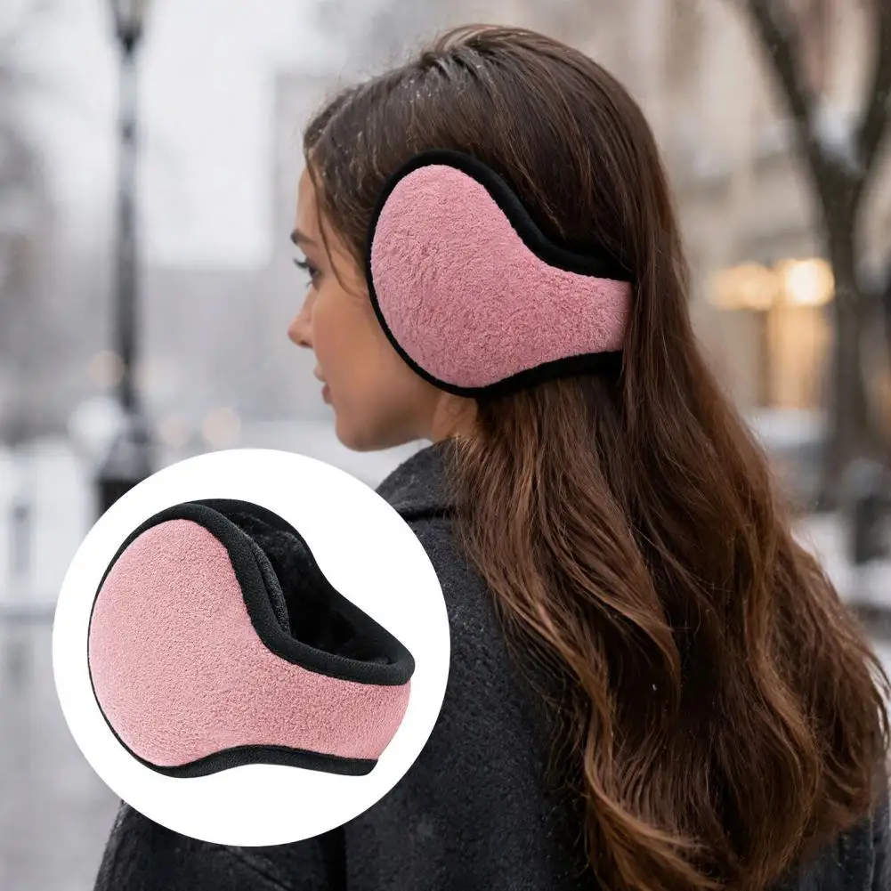 Windproof Earmuffs Men Women's Ear Warm Protector Thicken Plush Winter Warm Fleece Earmuff Outdoor Cycling Warmer Soft Ear Muff