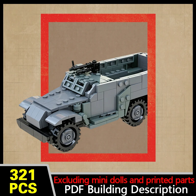 BTR-152A Armored Personnel Carrier Model MOC Building Bricks War Equipment Modular Technology Gifts Holiday Assemble Toys Suit