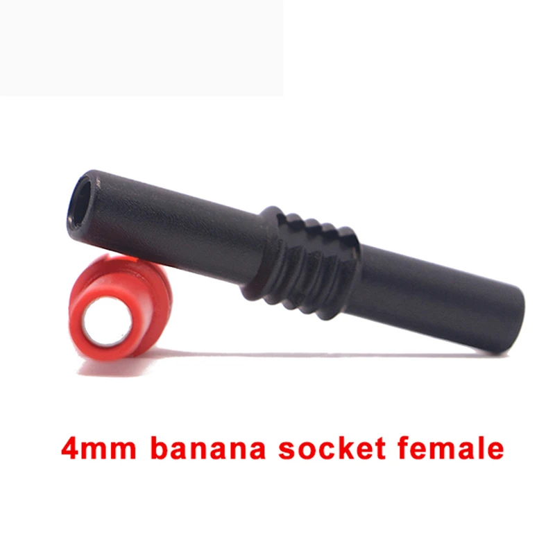 

2pcs/set 4mm banana socket female adapter extension Insulated Banana plug Coupler