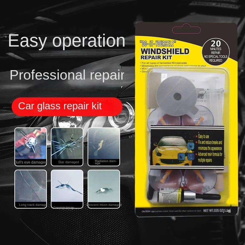 Car Glass Repairing Liquid Car Front Windshield Glass Crack Scratch Reducing Agent