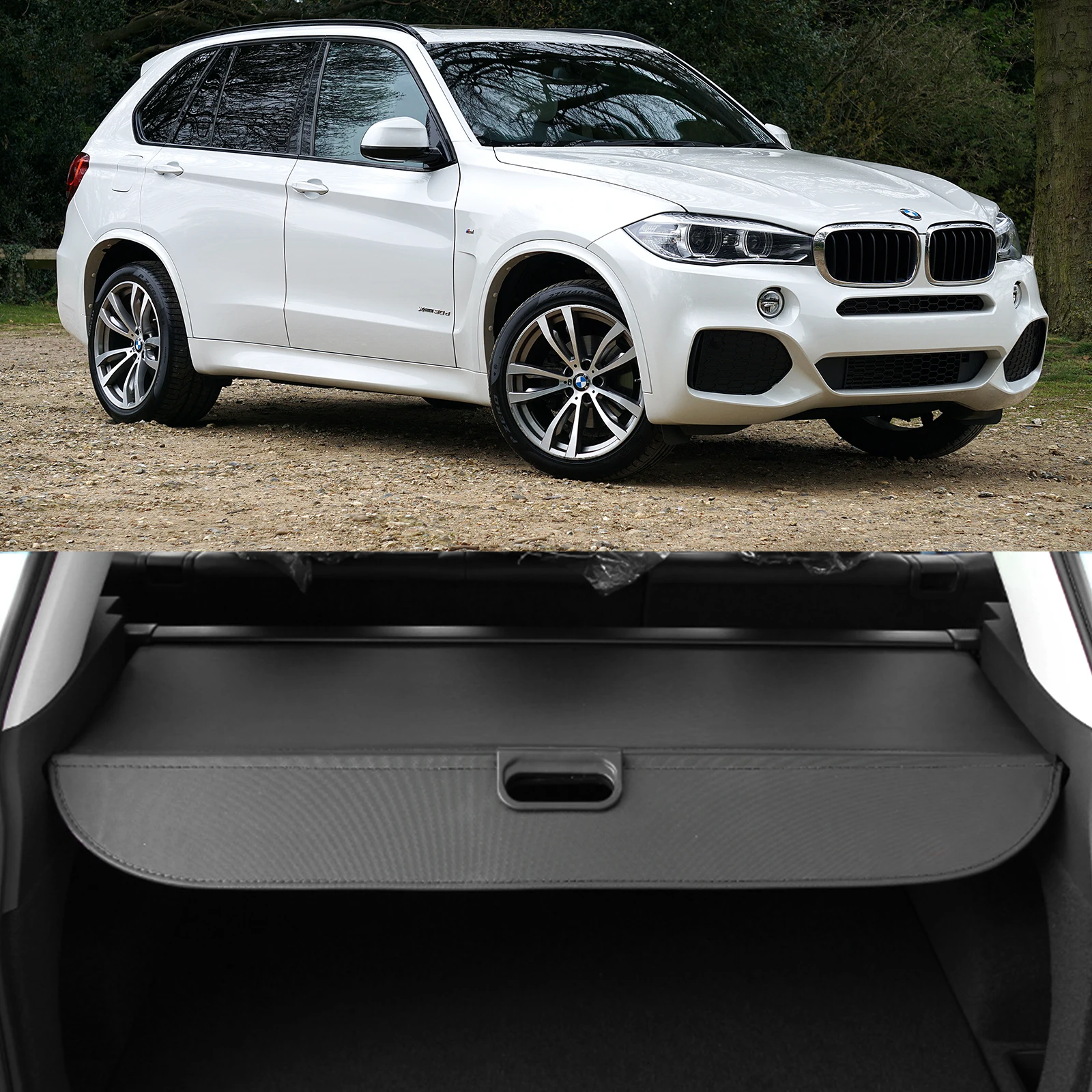 Black Retractable Cargo Cover Trunk Shade for BMW E70 X5 2009 201 0 2011 2012 2013