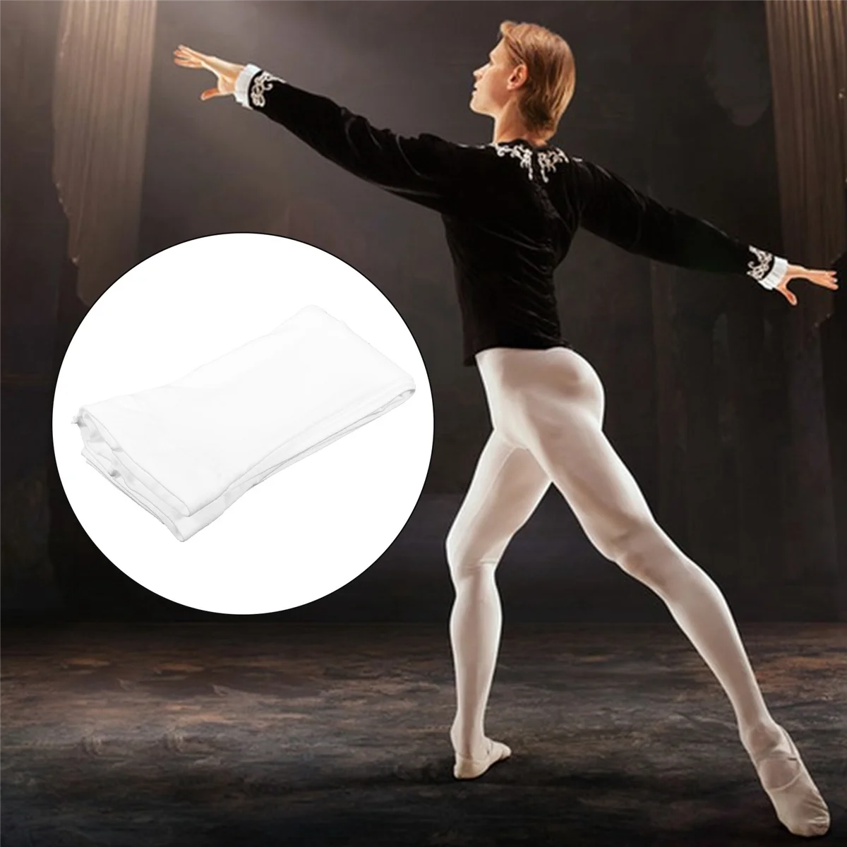 ถุงน่องกํามะหยี่สีทึบ Tender สีขาวสําหรับผู้หญิง