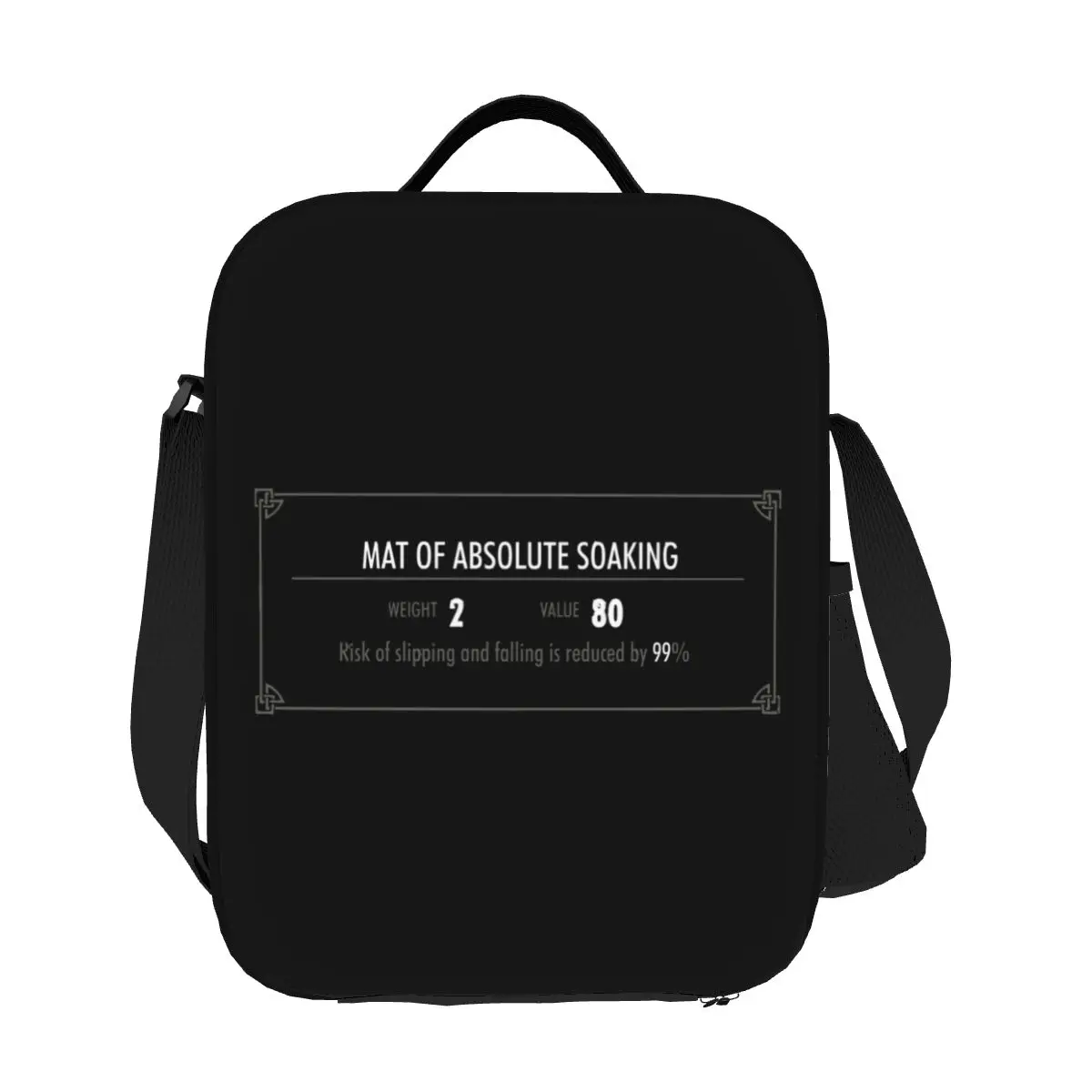 

SKYRIM Elder Scrolls Insulated Lunch Bags Thermal Bag Lunch Boxes Cooler Thermal Lunch Box Lunch Tote Bag for Woman Student Work
