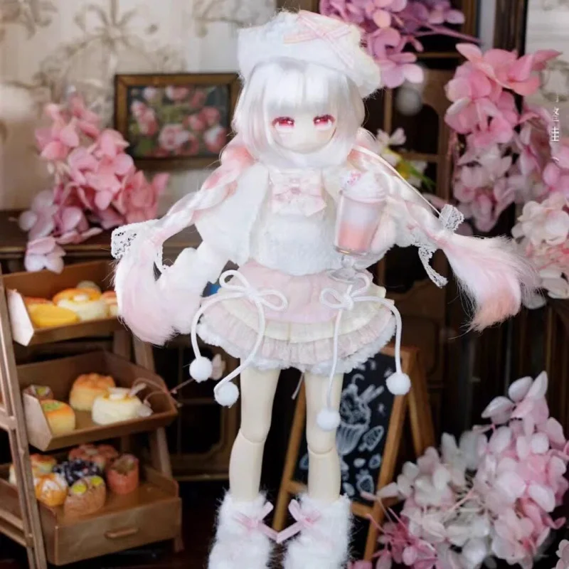 The Four Seasons Tea Story Series Momotale 1/8 Scale Mjd Hair Transplant Blind Box Action Figures Collectible In Stock Gift