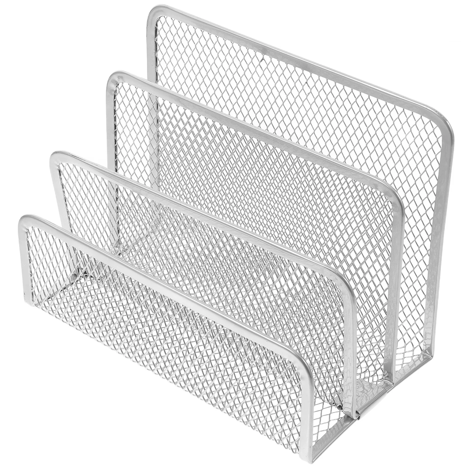 1 قطعة سطح المكتب المعدني رف الكتب المنظم لمكتب المنزل غرفة الدراسة سطح المكتب تخزين الرف حامل الملفات قوس مكتب المنظمون