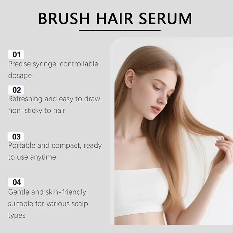 PDRN Scalp Repair Serum reinigt die Kopfhaut gründlich, pflegt geschädigtes Haar, Essenz, tragbare Bürste, Kopfhautserum, erfrischend und beruhigend – Detail 17