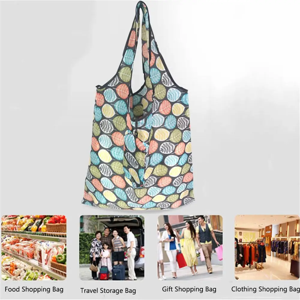 Shopper Bag Grocery Package Shoulder Shopping Pouch Washable Eco Bags Foldable Shopping Bag Large Handbags Reusable