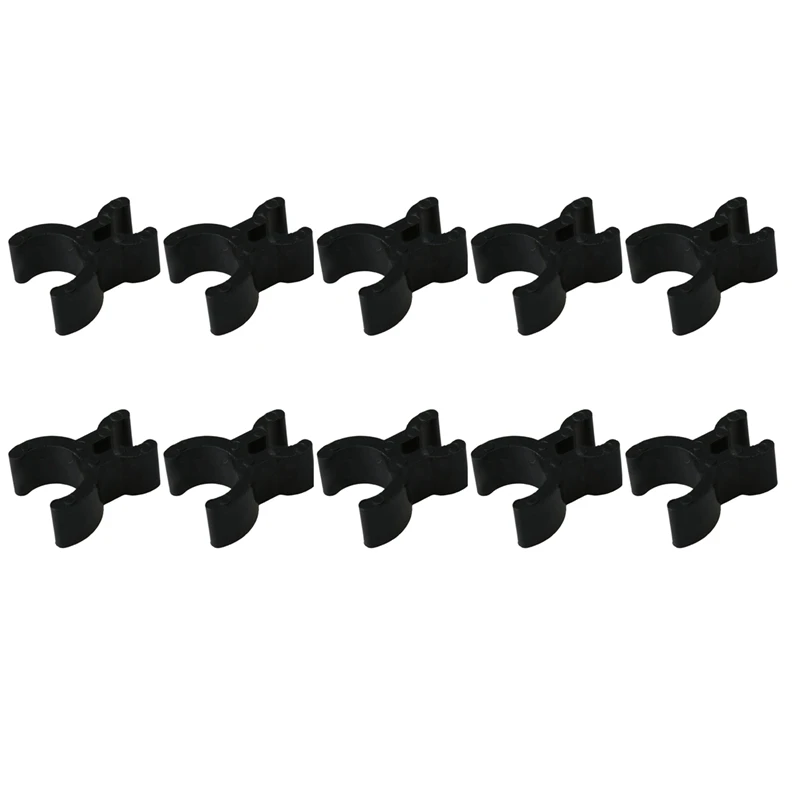 New 10Pcs Trumpet Pencil Clip Black Durable French Horn Pencil Clips Make Notes Fits Inside Pipe