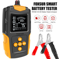 New Car Motorcycle Battery Tester 12V/24V CCA 3Ah-200Ah Battery System Analyzer Charging Cranking Test Tools for the Car Tool