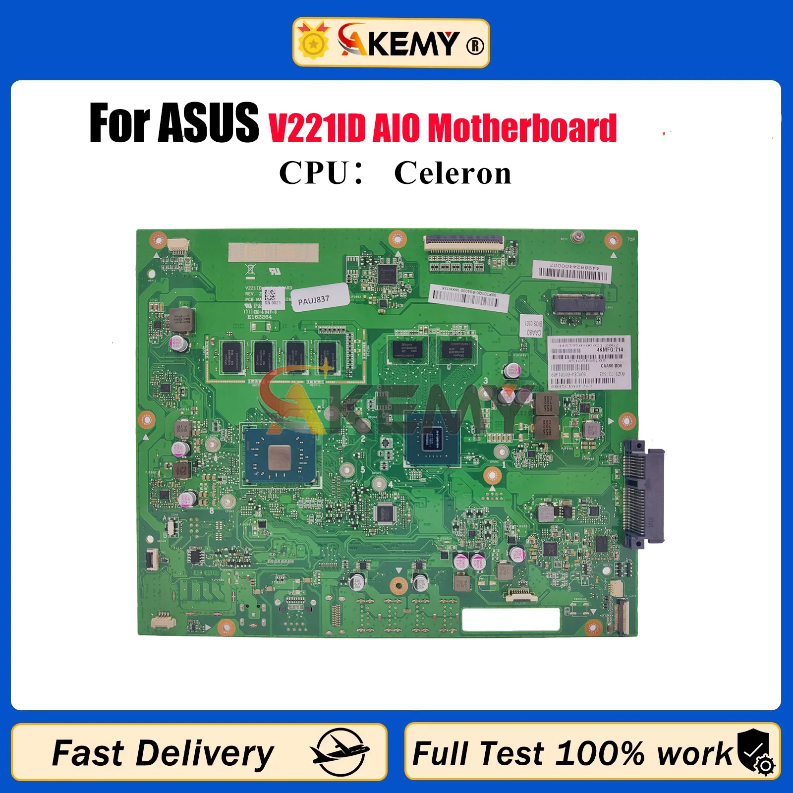 

V221ID Motherboard For ASUS Vivo AiO V221I V221IC V221ID Mainboard With Celeron CPU 100% tests OK fast shipping High quality