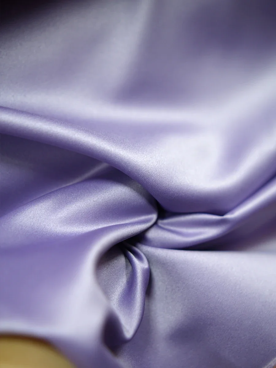 قماش ناعم من الساتان الناعم اللامع يمكنك صنعه بنفسك فستان سهرة قميص شيونغسام فستان قصير أقمشة بلون موحد للخياطة #3