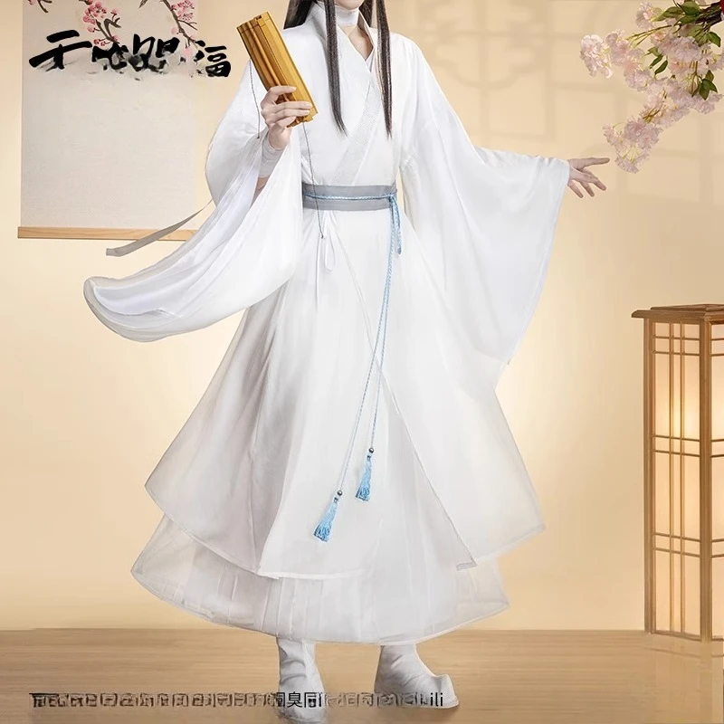 

Heaven Official's Blessing Xie Lian Cosplay Costume White Ancient Dress Men Women Role Play Halloween Carnival Party Outfits