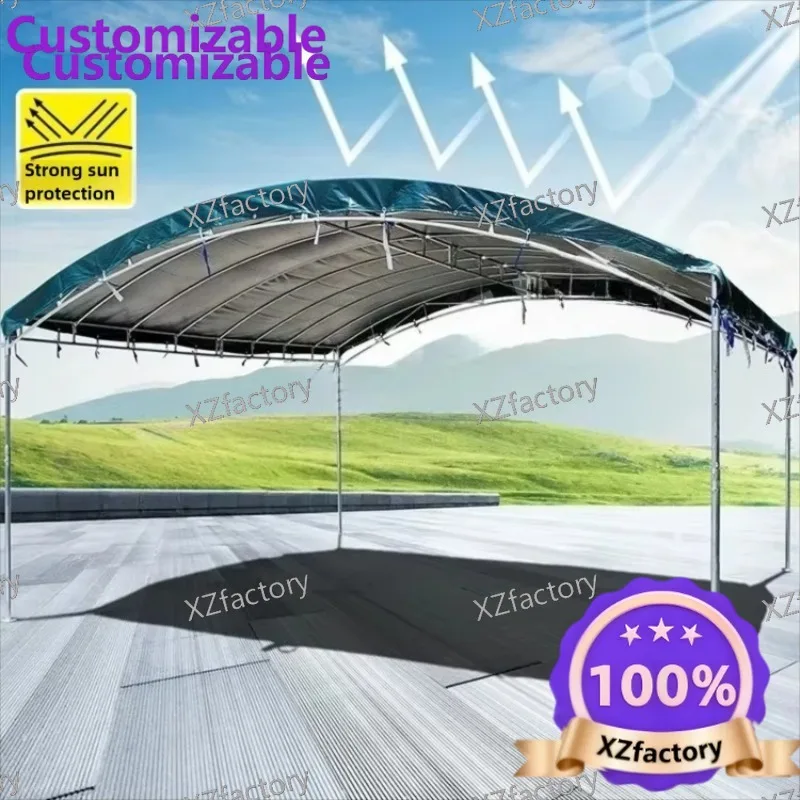 Factory Direct 2026 Top RatedWaterproof Tarp Canopy Outdoor Retractable Sun Shade Awning for Market Stall Carport Patio Garden C