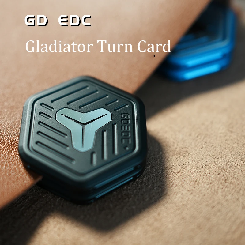 

GDEDC Original Gladiator Unlimited Push Card PPB Coin Metal EDC Fingertip Magnetic Toy