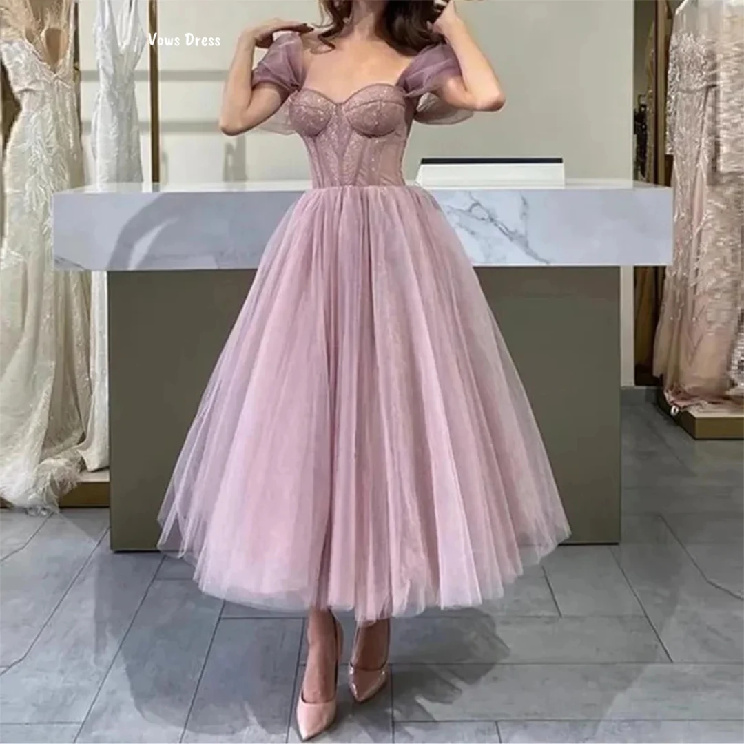 Vows Yarn Robes De Cocktail Dresses for Special Occasions Purple Custom Made Women's Prom Dress Luxury Evening Dress 2025 Party