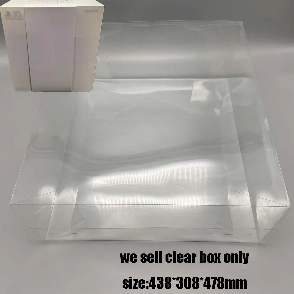 

Высококачественный прозрачный защитный чехол из ПЭТ для PS5 PRO 30th Anniversary, ограниченный выпуск, чехол для хранения дисплея