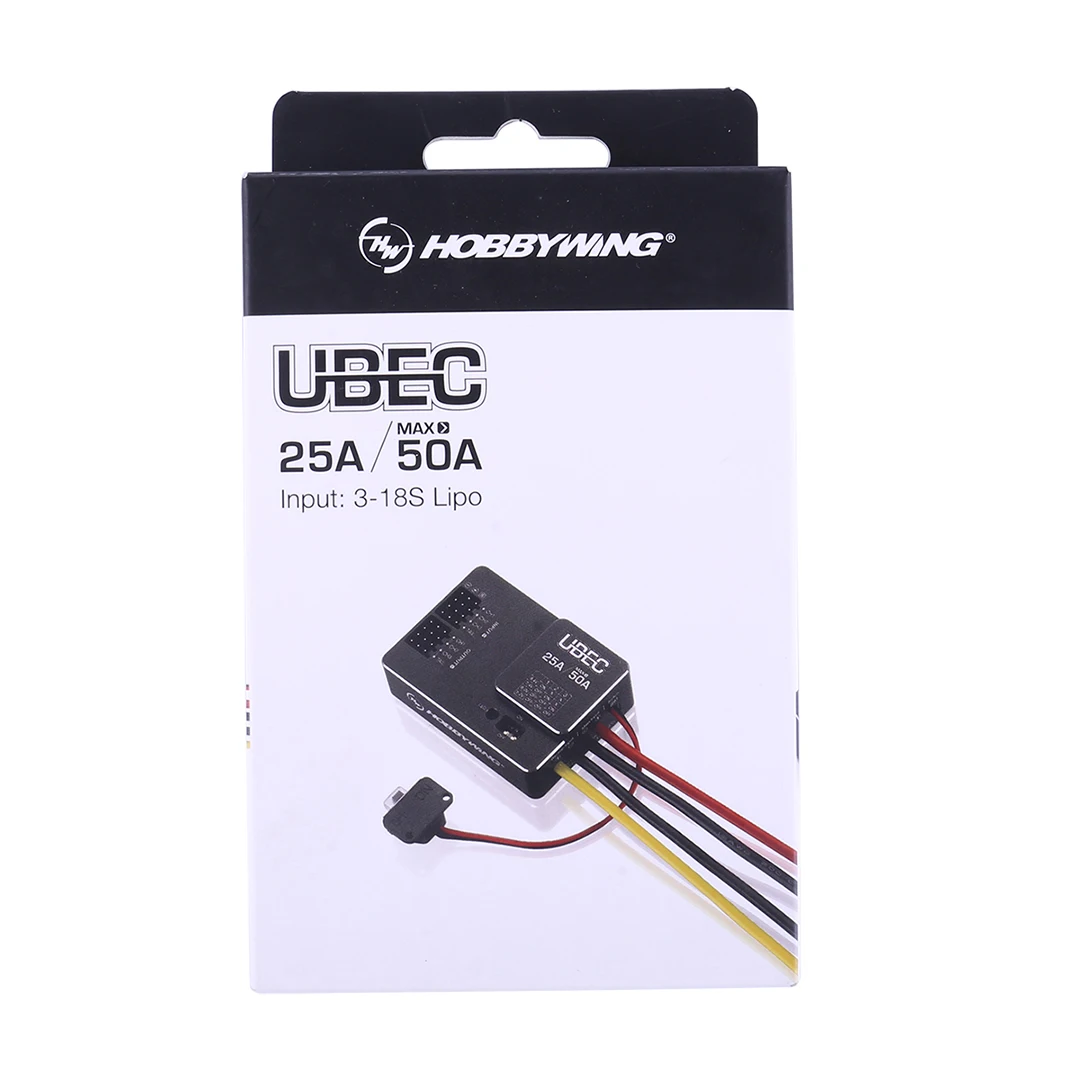 Hobbywing UBEC 25A HV 3-18S Module 25A External Switching for DIY FPV Mini Racing Quadcopter Drone