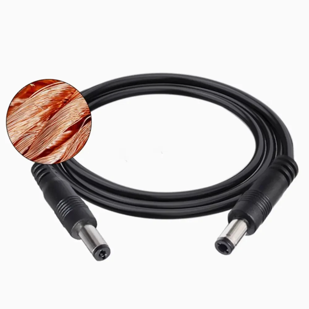 JCD 1PC Video Surveillancer Extension Cable Jack Socket To 5.5x2.1mm 5.5x2.5mm Male Female Plug For CCTV Camera Extension Cord
