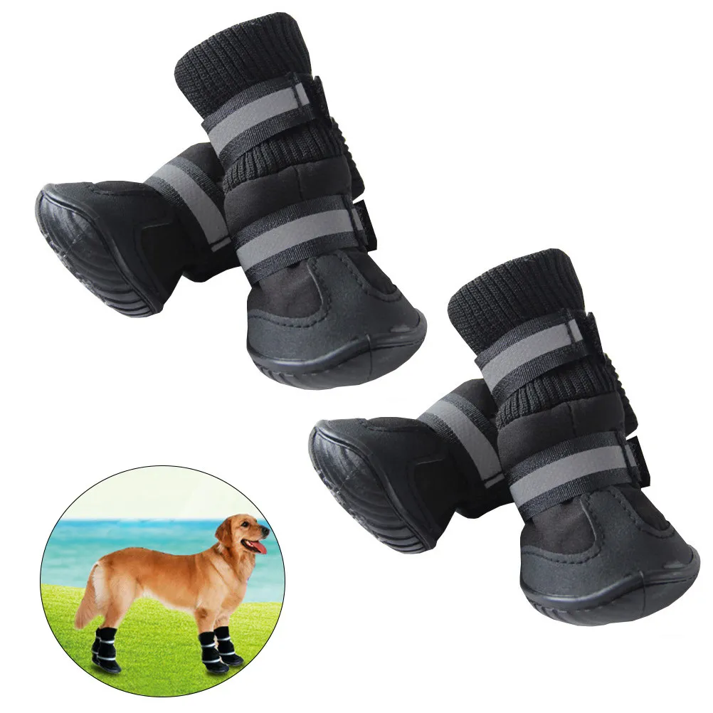 Pet Shoes Xl Black Simple Casual Design Easy to Put on and Take Off for Dog Sports Pet Shoes Dog for Dogs