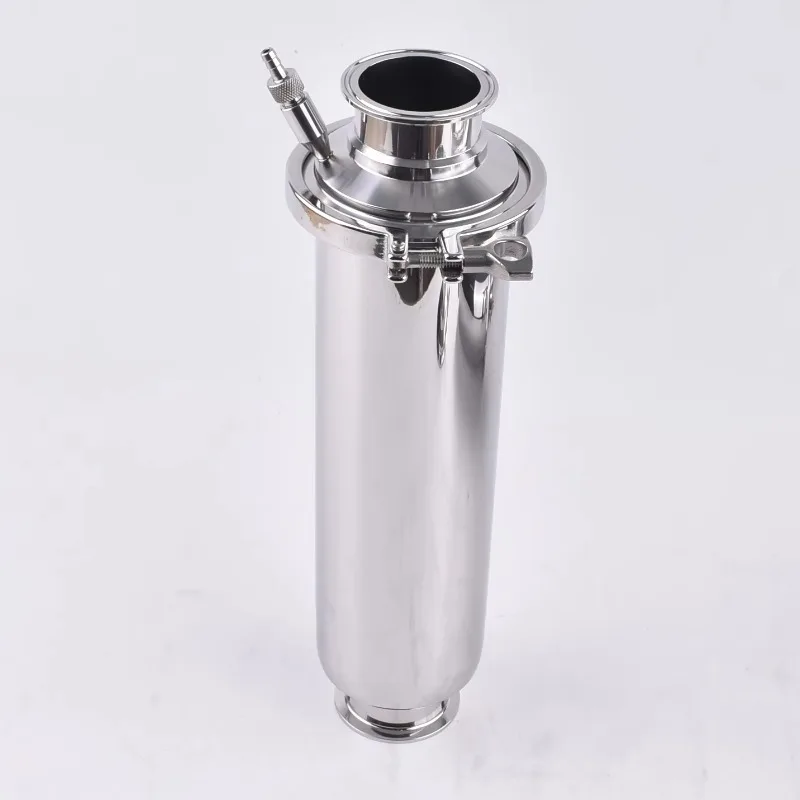 

No-residue design 50 mesh 200 mesh food grade Stainless Steel 304 Sanitary Straight CIP Juice Filter