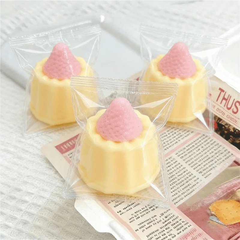 2-Pack of Squishy Toys, Upgraded Milk Yellow Squishy Soft Toys, Cream Pink Shiny Sensory Stress-Relief Toys, Soft Squishy Relaxation Toys, Suitable as Holiday Gifts for Children and Adults during Thanksgiving and Christmas, It Is Ideal as a Holiday Gift, Suitable for Office Occasions, Christmas, Halloween, Easter, and Other Celebrations
