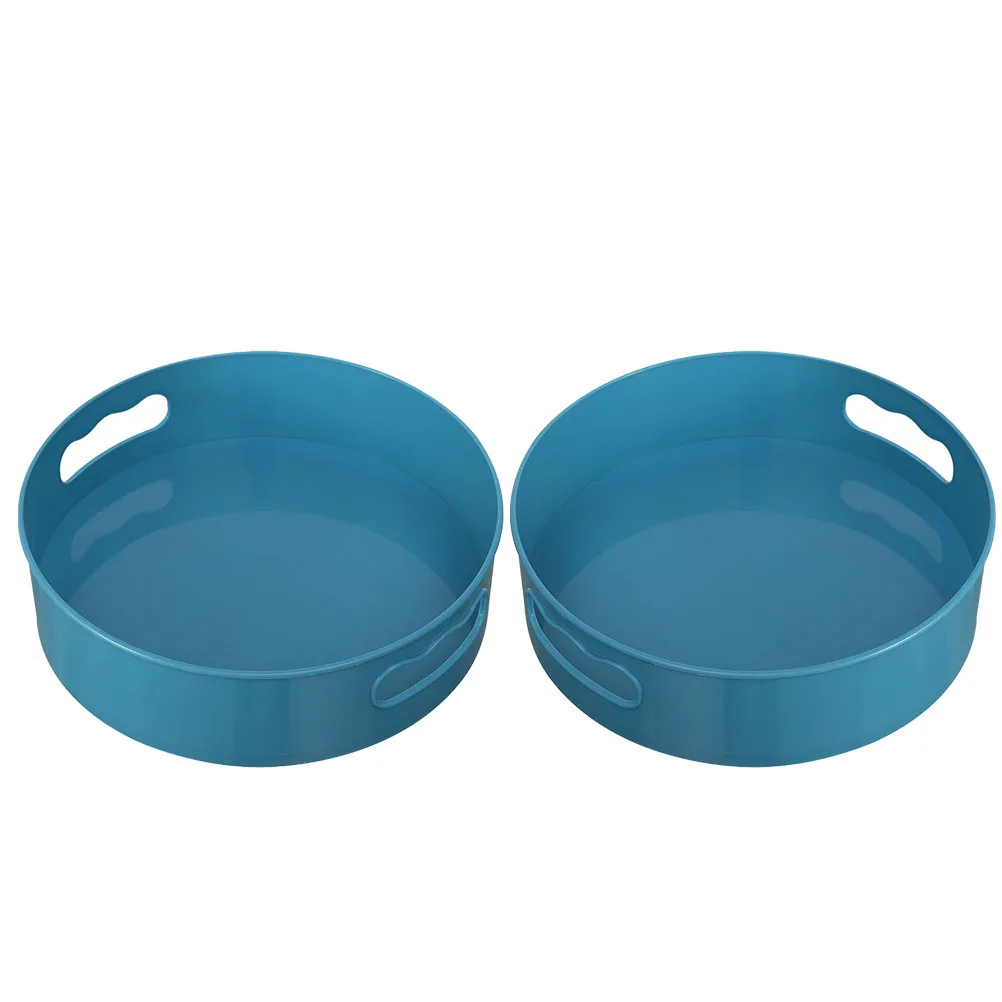 

2pcs Rotating Kitchen Storage Box Space Saving Premium Material Sturdy Bedroom Desktop ganizer Turntable