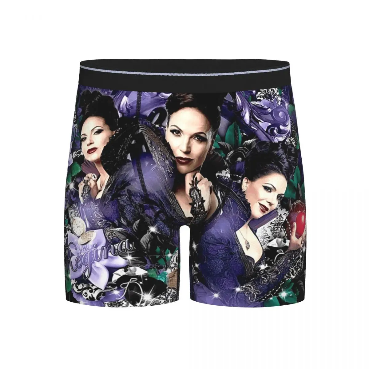 

Long Boxer Underpants Shorts Regina Mills Once Upon A Time Panties Men's Ventilate Underwear for Homme Man Boyfriend Gifts