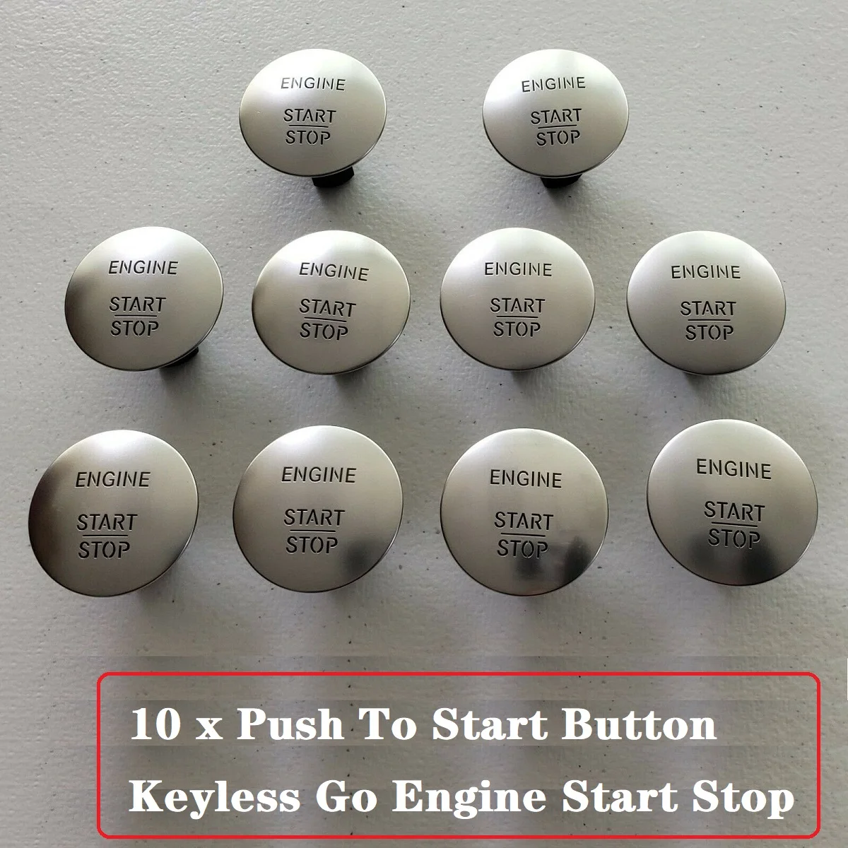 For Mercedes-Benz Push to Start Button Keyless Go Engine Start Stop Push Button 2215450714, 2215450514 , A2215450714