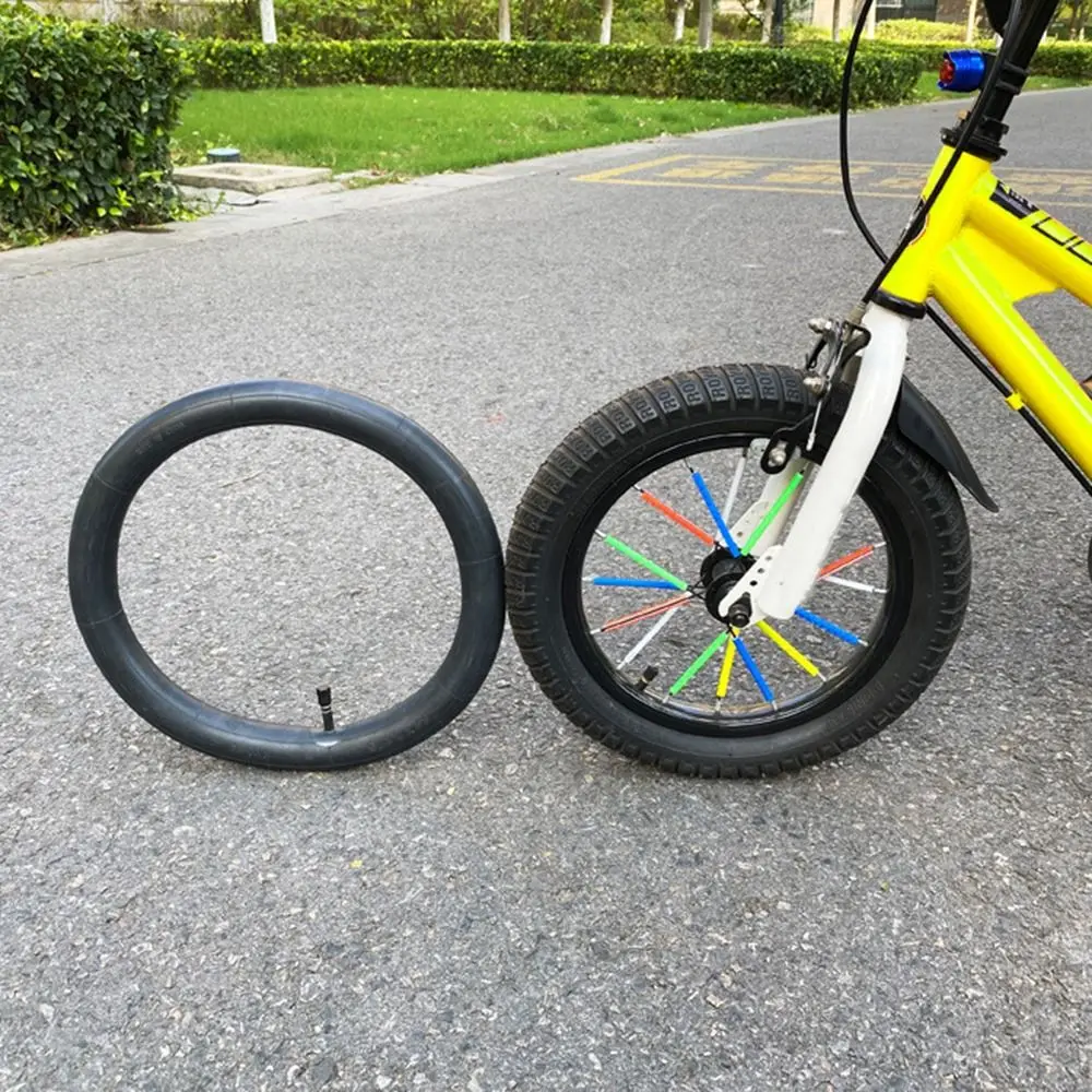 Image of Fahrrad-Gummischlauch mit Ventil 12-20 Zoll für Rennrad-Reifen, Langlebiger Nützlicher Gummischlauch für Mountainbikes