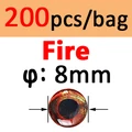 200 piezas de 8 mm FIRE