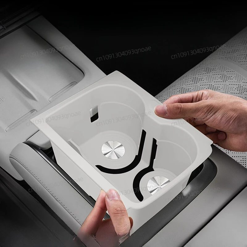 

For ZEEKR 7X Central Control Water Cup Cover Wireless Charging Pad Non-slip Silicone Accessories Car Supplies Storage Box