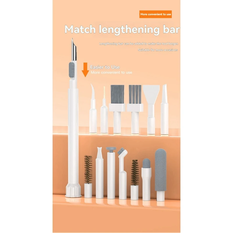 Set Alat Pembersih Digital 32 In 1 Headphone Kamera Ponsel Multifungsi Sikat Pembersih Keyboard Kit Penghilang Debu A