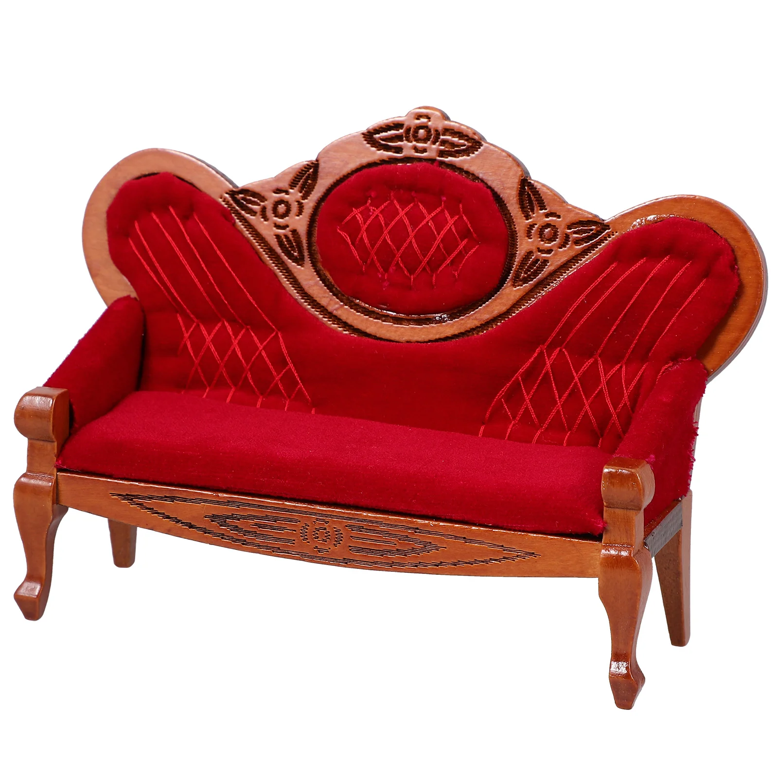 Mini Houses Dollhouse Sofa Furniture Adornment Miniature Model Child Miniture Decoration